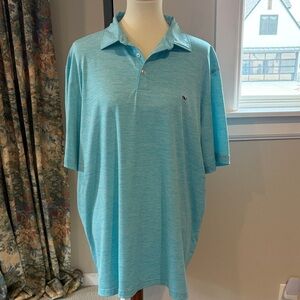 Vineyard Vines Aqua Polo Shirt
